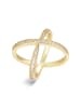 ÔNESSA Beschicht. Ring mit Edelsteinen
