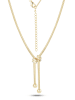 ÔNESSA Gecoate ketting met sierelementen - (L)40 cm
