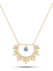 ÔNESSA Gecoate ketting met sierelementen - (L)40 cm