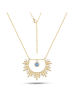ÔNESSA Gecoate ketting met sierelementen - (L)40 cm