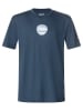 super.natural Functioneel shirt "Tulips" donkerblauw