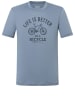 super.natural Functioneel shirt "Better Bike" lichtblauw