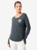 super.natural Funktionslongsleeve "Little Heartwood Crew" in Grau