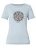 super.natural Functioneel shirt "Ornament" lichtblauw