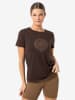 super.natural Funktionsshirt "Ornament" in Braun