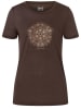 super.natural Funktionsshirt "Ornament" in Braun