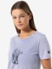 super.natural Functioneel shirt "Flower Boots" paars