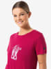 super.natural Functioneel shirt "Flower Boots" roze