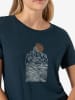 super.natural Funktionsshirt "Preikestolen Cloffs" in Dunkelblau