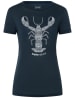 super.natural Functioneel shirt "Tattooed Lobster" donkerblauw