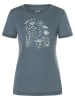 super.natural Funktionsshirt "Rock Flowers" in Blau