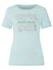 super.natural Funktionsshirt "Flower" in Hellblau