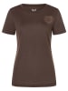 super.natural Functioneel shirt "Little Heartwood" bruin