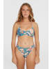 O'Neill Biustonosz bikini "Huntington" w kolorze niebieskim ze wzorem