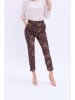 Marks & Spencer Hose in Schwarz/ Bordeaux