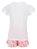 Disney König der Löwen Pyjama "Roi Lion" in Weiß/ Rosa/ Orange