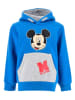 Disney Mickey Mouse Hoodie "Mickey" in Blau/ Grau/ Rot