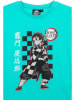 Demon slayer Shirt "Demon Slayer" in Türkis/ Schwarz
