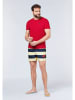 Polo Sylt Zwemshort geel/donkerblauw