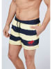 Polo Sylt Zwemshort geel/donkerblauw