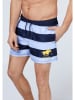 Polo Sylt Badeshorts in Hellblau/ Dunkelblau