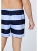 Polo Sylt Badeshorts in Hellblau/ Dunkelblau