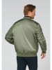 Polo Sylt Wende-Übergangsjacke in Khaki/ Orange