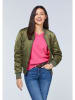 Polo Sylt Bomberjacke in Khaki/ Pink
