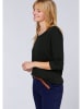 Polo Sylt Longsleeve in Schwarz