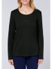 Polo Sylt Longsleeve in Schwarz