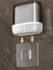 Joybos Toiletborstelgarnituur wit/zilverkleurig - (B)10 x (H)38 cm