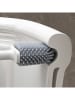 Joybos Toiletborstelgarnituur wit/zilverkleurig - (B)10 x (H)38 cm