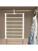 Joybos Kledinghanger zilverkleurig/wit - (B)36 x (H)49 cm