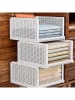 Joybos Kleiderschrank-Aufbewahrungsbox in Weiß - (B)44 x (H)38 x (T)24,5 cm