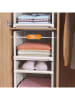 Joybos Kleiderschrank-Aufbewahrungsbox in Weiß - (B)44 x (H)38 x (T)24,5 cm