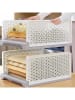 Joybos Kleiderschrank-Aufbewahrungsbox in Weiß - (B)44 x (H)38 x (T)24,5 cm