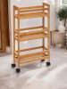 Joybos Badkamertrolley lichtbruin - (B)36 x (H)74,5 x (D)15 cm