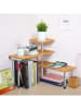 Joybos Hoekkast lichtbruin/zilverkleurig - (B)45 x (H)38,5 x (D)43 cm
