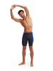 Speedo Badehose "Eco Dive" in Dunkelblau/ Gelb/ Hellblau