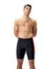 Speedo Badehose "Eco Dive" in Schwarz/ Orange/ Hellblau