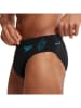 Speedo Badehose "Eco+ Hyperboom" in Schwarz/ Hellblau