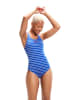 Speedo Badeanzug "Eco+" in Blau/ Weiß