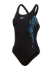 Speedo Badpak "Eco+ Placem" zwart/blauw/lichtblauw