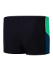 Speedo Badehose "Eco Dive" in Schwarz/ Grün/ Dunkelblau