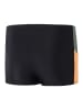 Speedo Badehose "Eco Dive" in Schwarz/ Orange/ Khaki