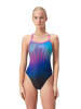 Speedo Badpak "Eco+ Placem" zwart/lichtroze/lichtblauw