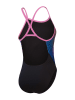 Speedo Badpak "Eco+ Placem" zwart/lichtroze/lichtblauw
