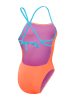Speedo Badpak "Eco+ Solid" oranje/lichtroze/lichtblauw