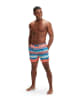 Speedo Zwemshorts "Eco Placem" oranje/lichtblauw/wit