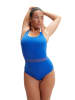 Speedo Shaping-Badeanzug "Eco Lumiaglow" in Blau
